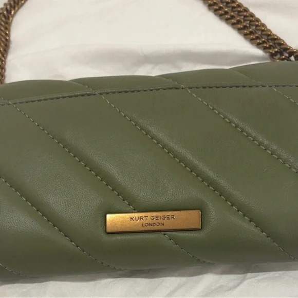Kurt Geiger Olive Quilted
Clutch/ Crossbody NWT - Picture 2 of 4